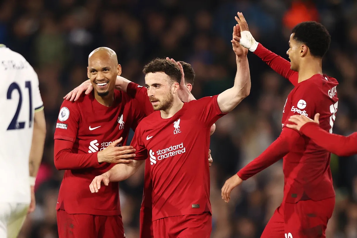 Liverpool 6-1 victory against Leeds